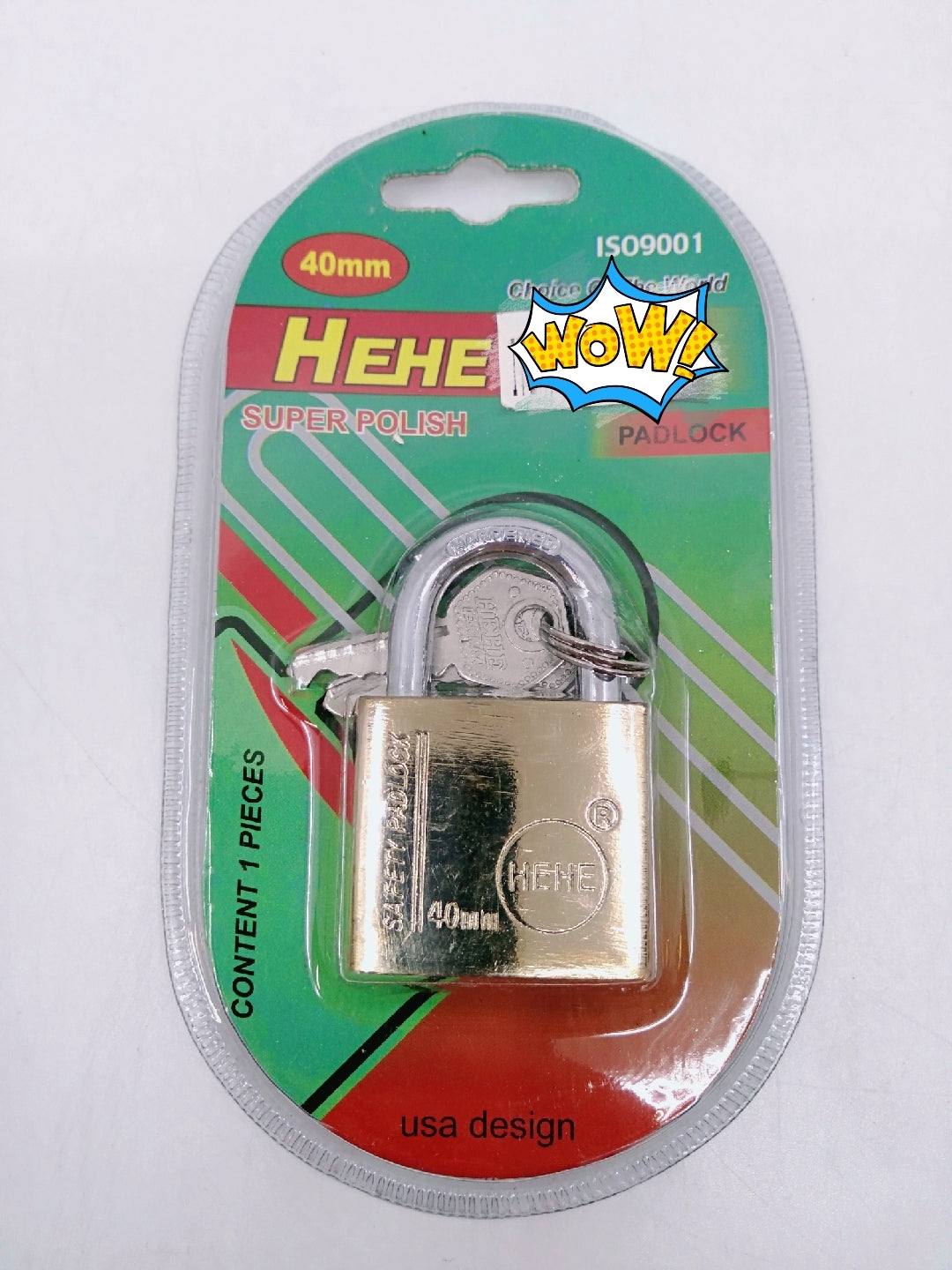 Heavy Duty Lock Brass Padlock 3 Size 25mm 30mm 40mm Solid Brass Padlock 3 keys - Homeware Discounts