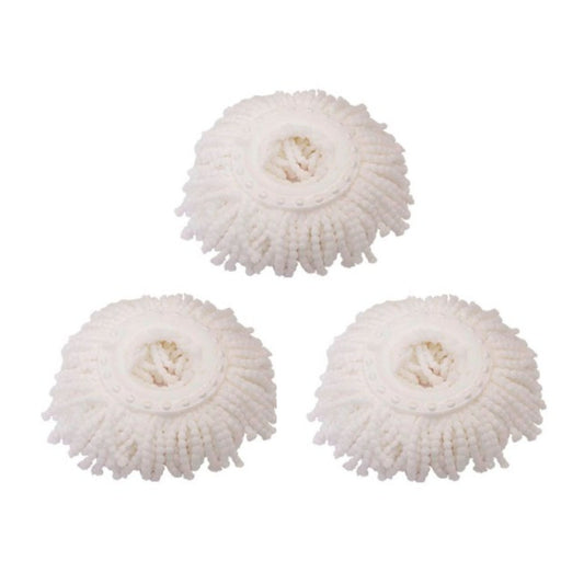 3PC Spin Mop Head Replacement Mop Heads Microfibre - Homeware Discounts