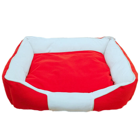 60cm Soft Velvet Sofa Shape Dog Cat Pet Bed Warm Dog Deds Washable Removable Cushion - My Store
