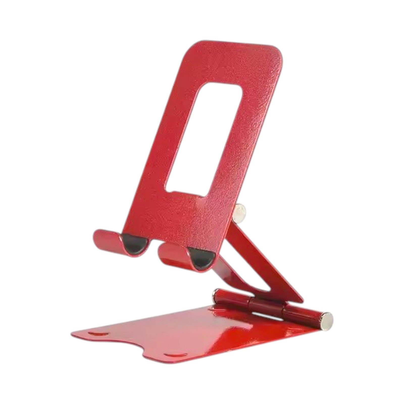 Universal iPhone Samsung Phone Holder Desk Stand Foldable Adjustable Compact Mobile Phone Tablet - Red - My Store