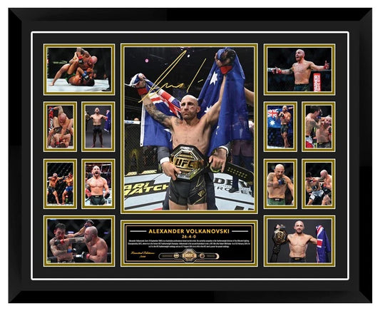 ALEXANDER THE GREAT VOLKANOVSKI UFC Limited Edition Photo Memorabilia Wooden Frame - My Store