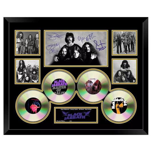 Black Sabbath Paranoid Ozzy Osbourne Limited Photo Memorabilia Frame - My Store