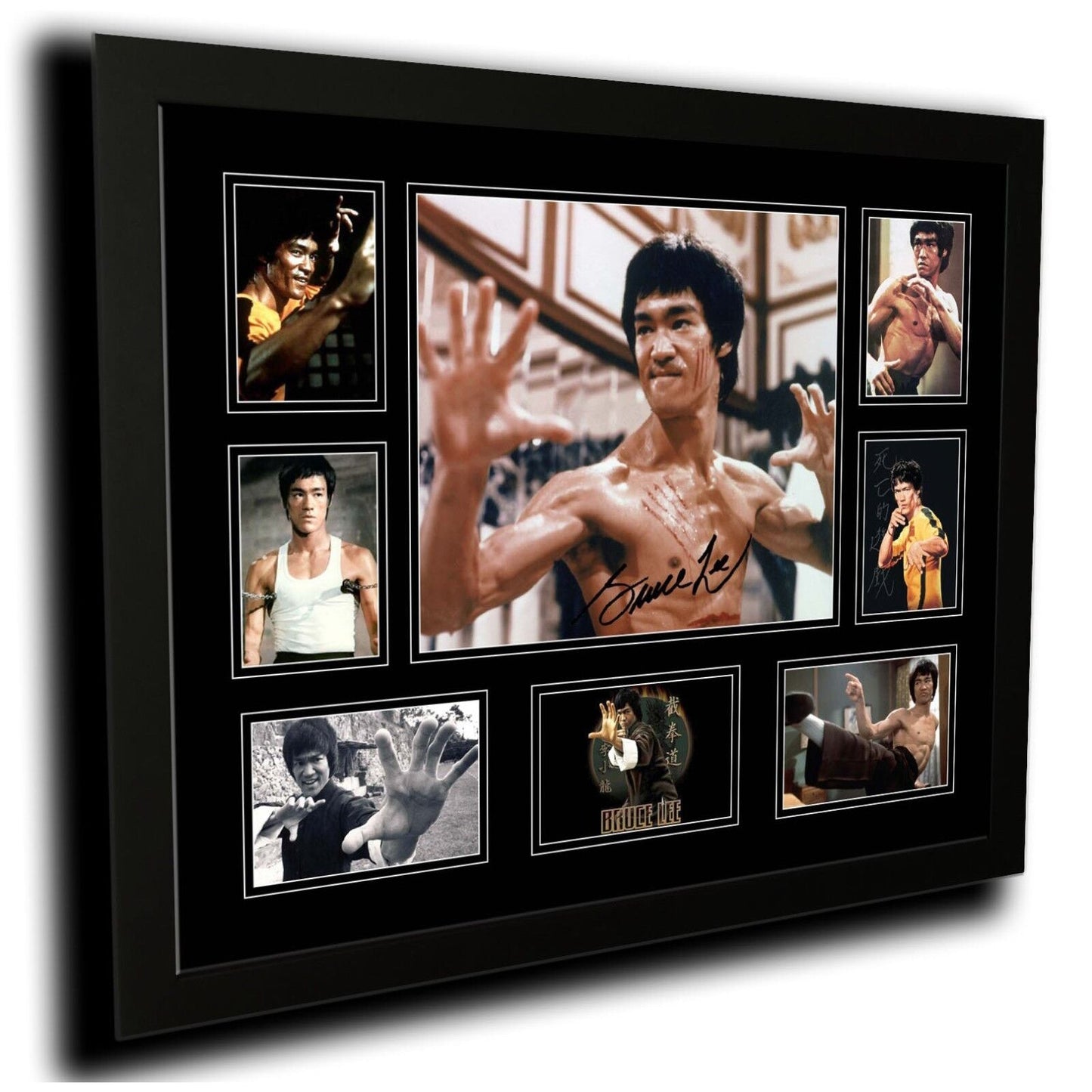 BRUCE LEE Limited Edition Photo Memorabilia Wooden Frame - Homeware Discounts