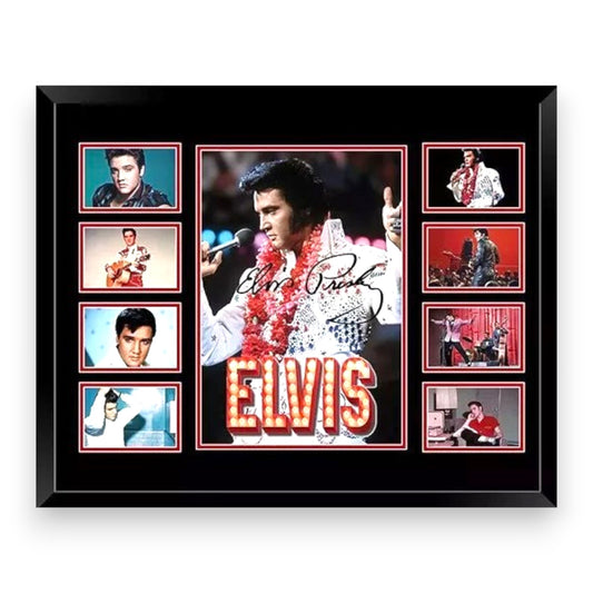 ELVIS PRESLEY Signed Limited Edition Photo Memorabilia Wooden Frame - My Store