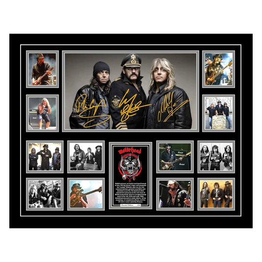 Motorhead Lemmy Bad Magic Sacrifice Limited Photo Memorabilia Frame - My Store