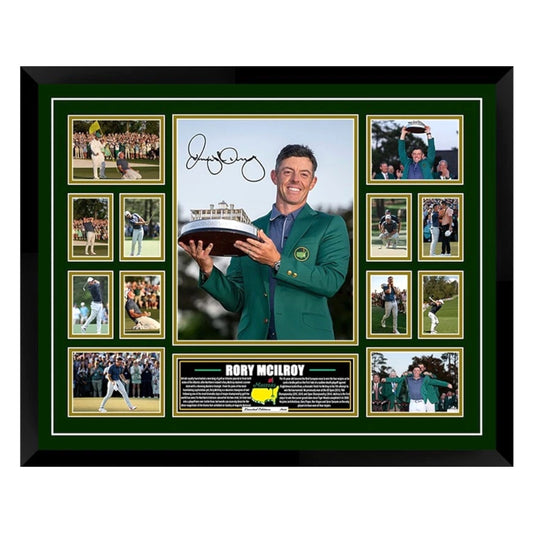 Rory McIlroy 2025 Masters Grand Slam Signed Limited Photo Memorabilia Frame - My Store