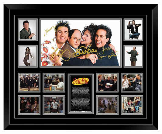 SEINFELD Signed Limited Edition Photo Memorabilia Wooden Frame - My Store