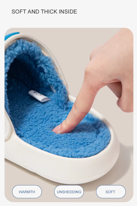 Hello Kitty Winter Fluff Slippers Wintre Slides Cozy Fuzzy Plush Slippers Sandals Cute Comfy Fluffy Shoes Women Kuromi Cinnamoroll My Melody - Homeware Discounts