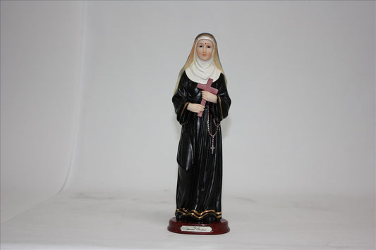 Religious suggestions Resin Statue of Saint Rita Cascia 12" Nativity Figure Christmas Decoration 30.5cm - My Store