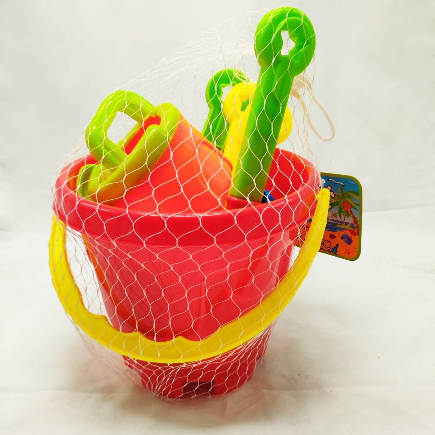 9PC 18CM Beach Toy Set Sand Kids Playground Sandpit Bucket Set - Homeware Discounts