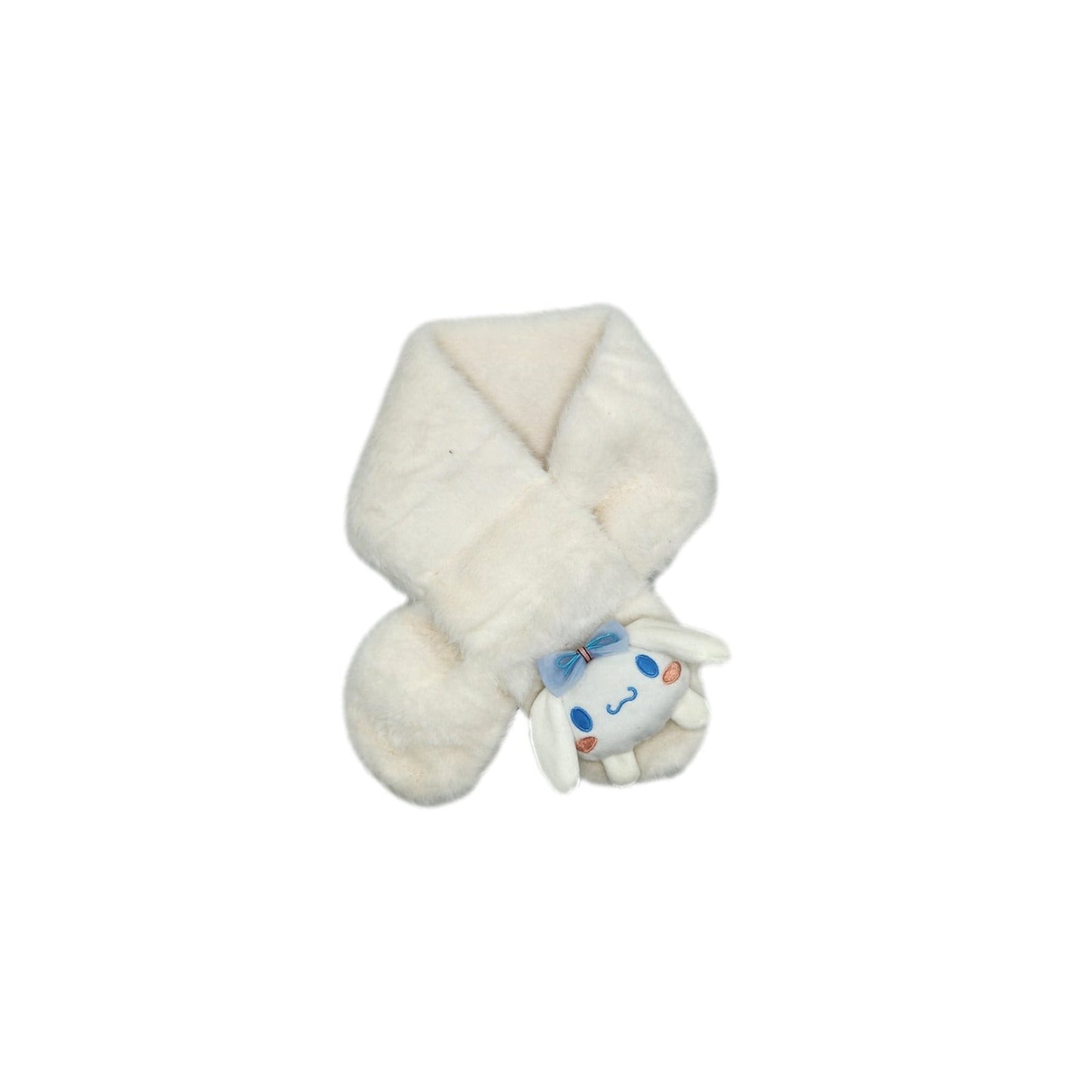 Hello Kitty Kids Scarfs - Kuromi Cinnamoroll My Melody Fluffy Furry Soft Plush Winter - My Store
