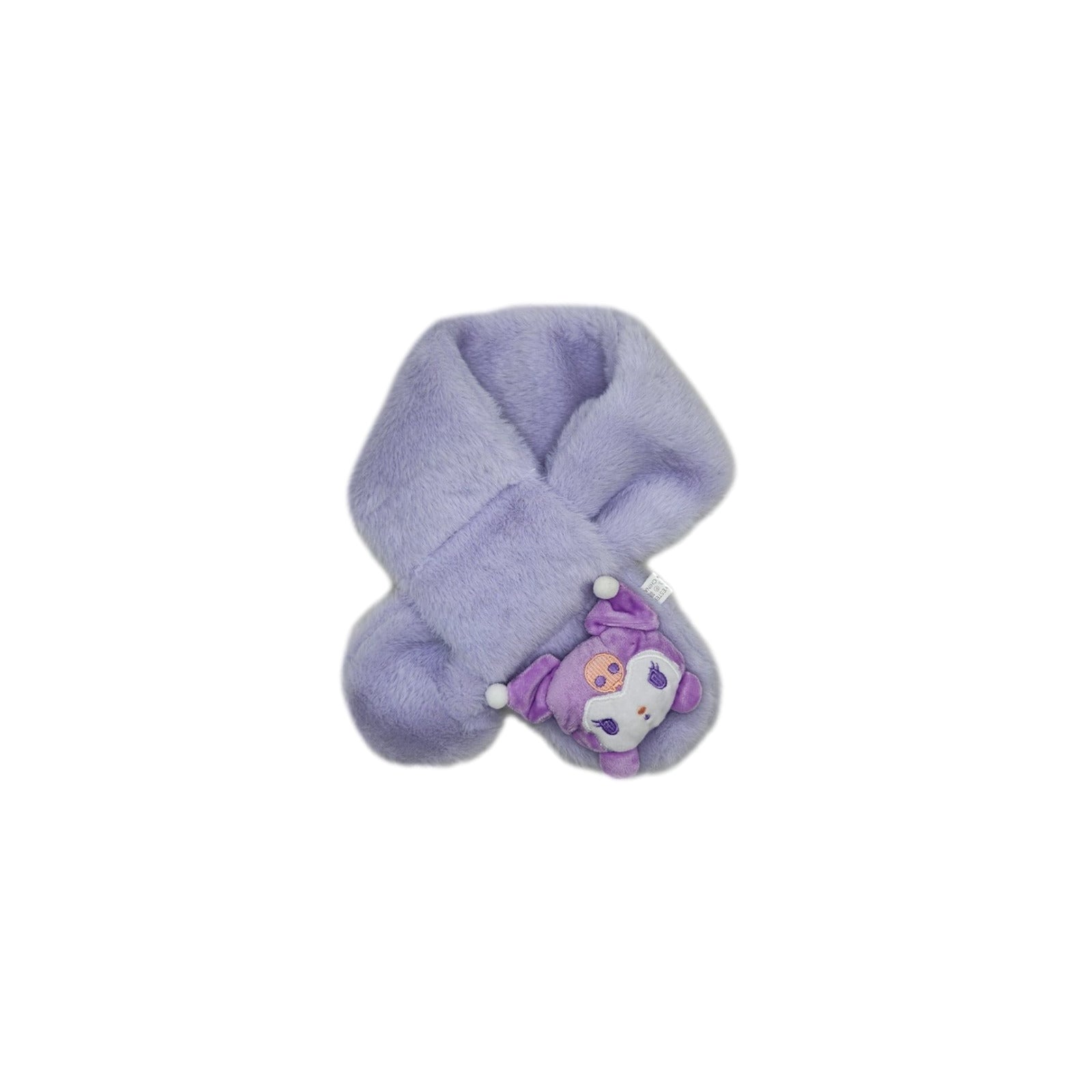 Hello Kitty Kids Scarfs - Kuromi Cinnamoroll My Melody Fluffy Furry Soft Plush Winter - My Store