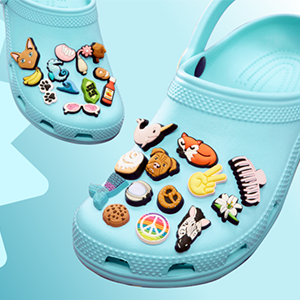 300PC Mixed Assorted Random Cartoon Cute PVC Shoe Charms Decor For Croc Clogs - My Store