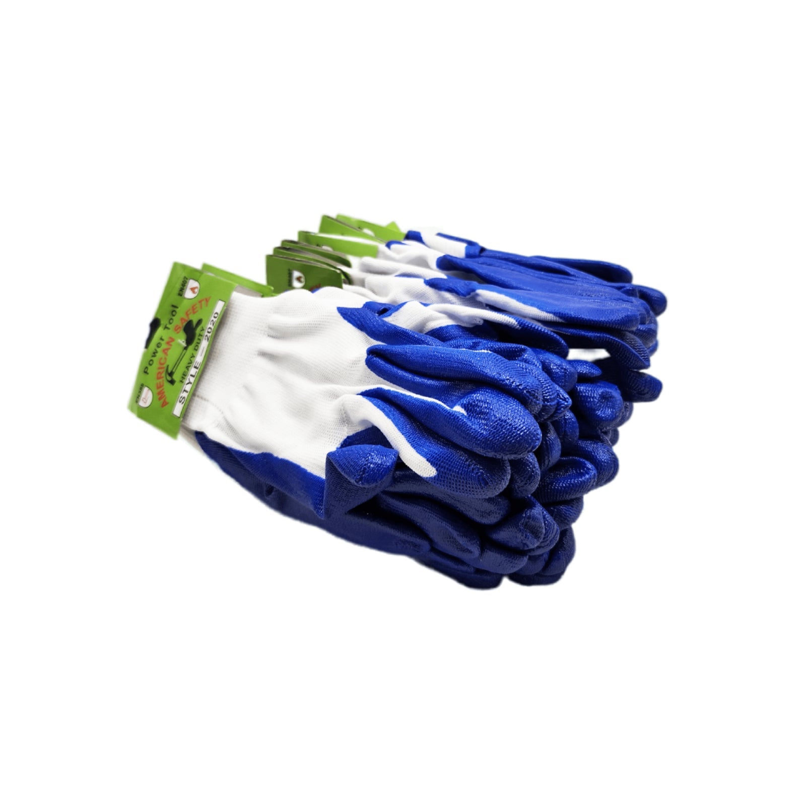 12-Pack Work Gloves Nitrile Safety General Purpose Glove Heavy Duty - Homeware Discounts