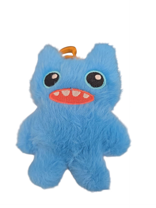12cm Fuggler Funny Ugly Monster Keyrings Plush Screech V3 Stuffed Doll Toys Pendant - My Store
