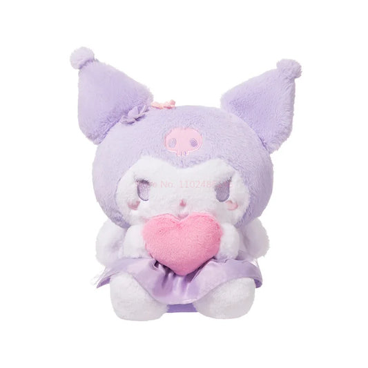 35cm Sanrio Kuromi Plushie Angel Wings Hold Love plush toy - My Store