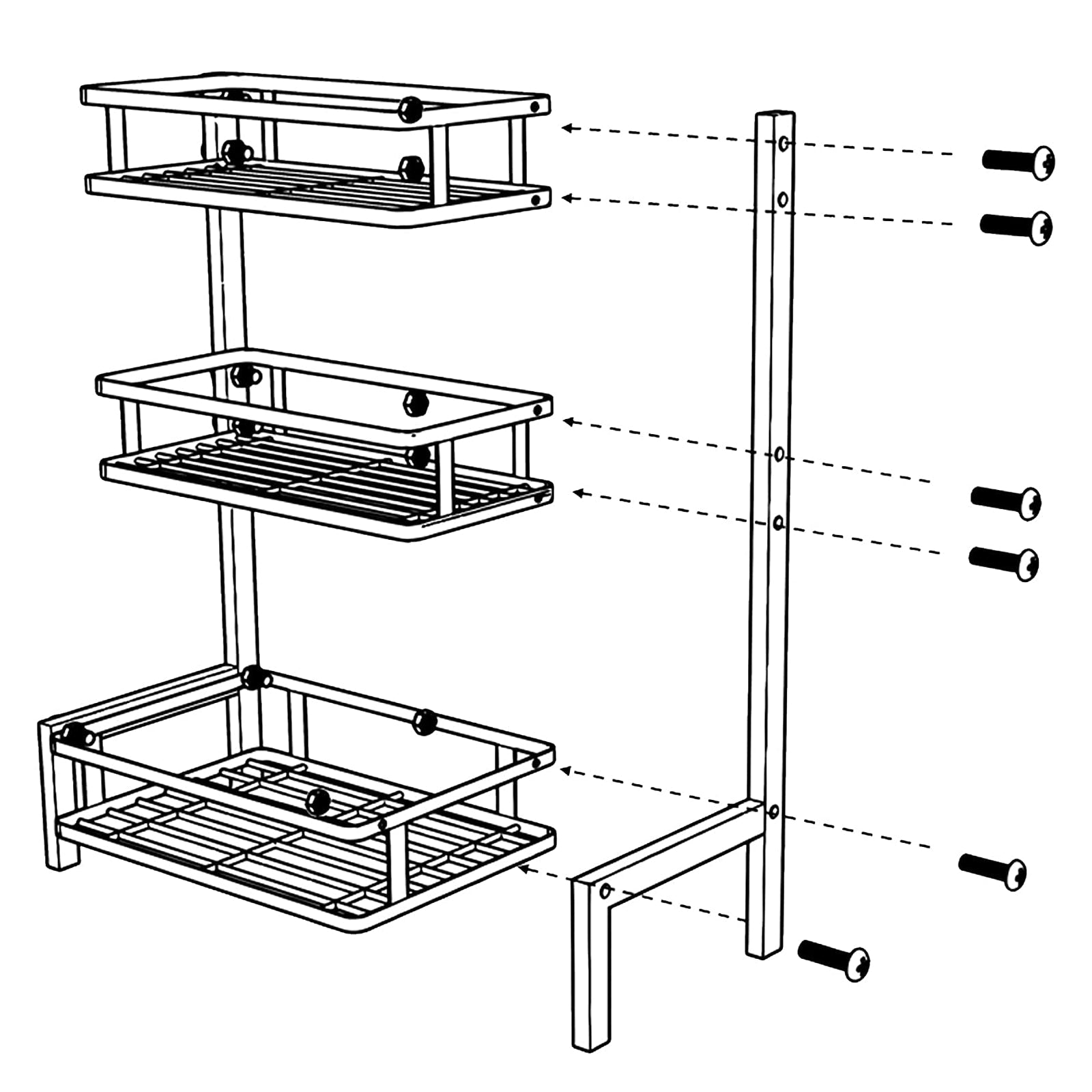 2/3 Level Spice Rack Kitchen Condiment Racks Organiser - Homeware Discounts
