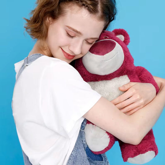 75cm Lotso Toy Story Plush Bear Strawberry Scented Smell Soft Toy - Homeware Discounts