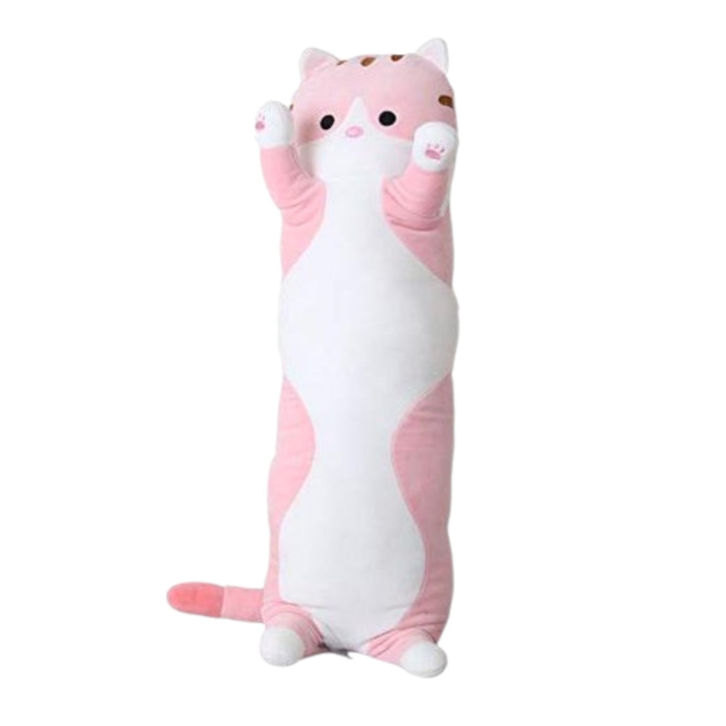 40cm Pink - Cute Carton Cat Pillow Plushie Plush Soft Long Body Pillow Stuffed Animals Kawaii Plush Cat Doll - My Store