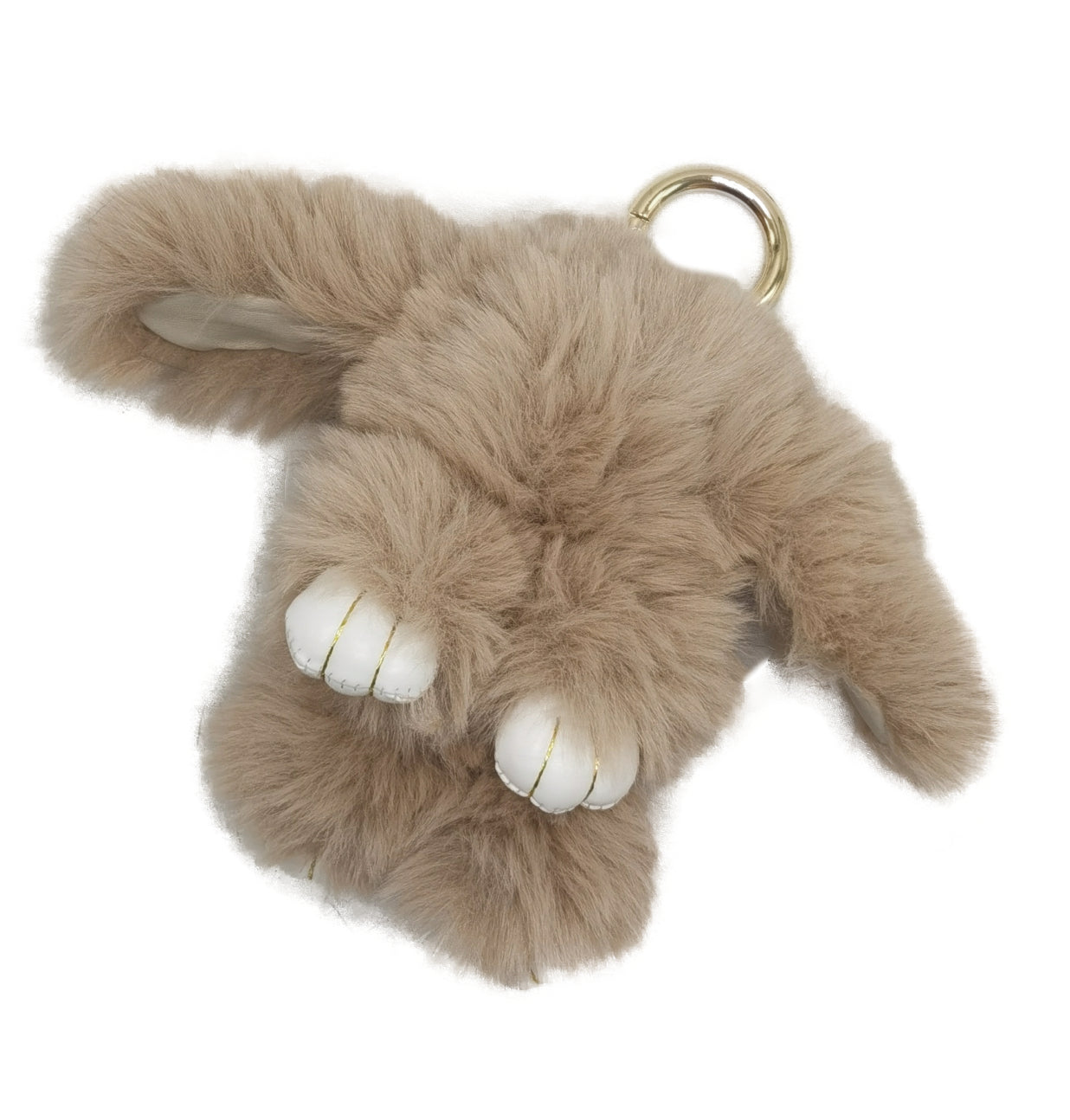 15CM  Rabbit Bunny Plush Keychain Keyring Bag Accessory Faux Fur - Homeware Discounts