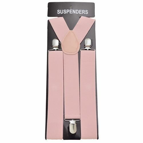 Clip-On Suspenders One Size Fully Adjustable Y Shaped Elastic Suspender Braces Clips - My Store