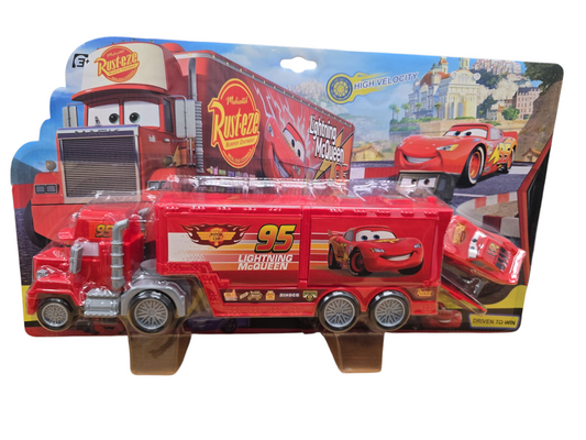 35cm CARS Lighting Mcqueen Trailer Mack Toy Truck Transport Car - My Store