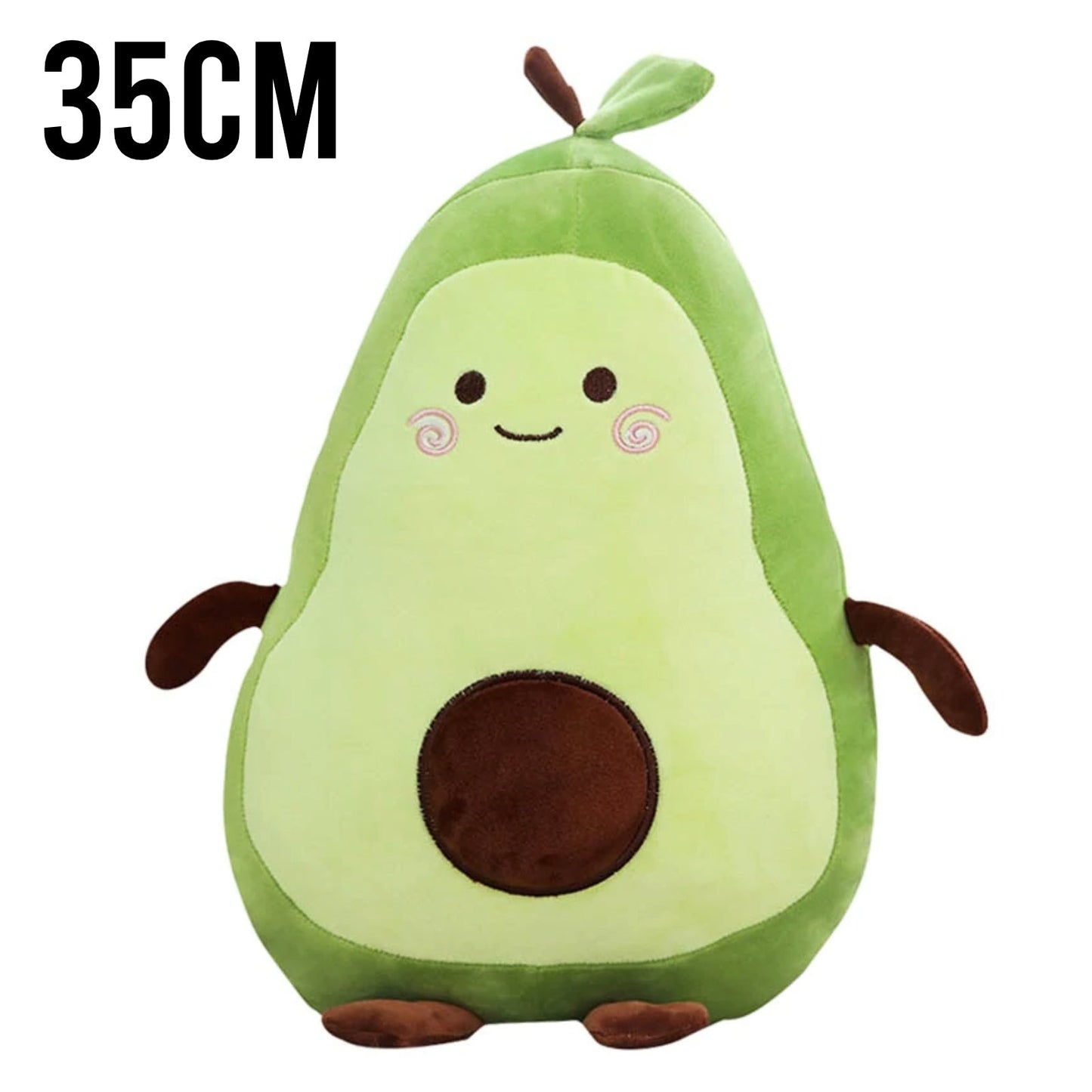 35/55CM Cute Avocado Plush Soft Toy - Homeware Discounts