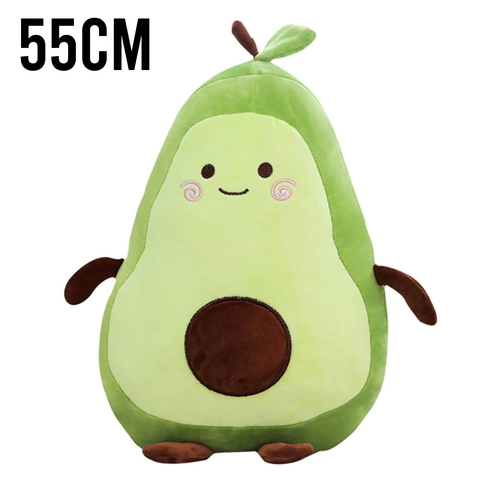 35/55CM Cute Avocado Plush Soft Toy - Homeware Discounts