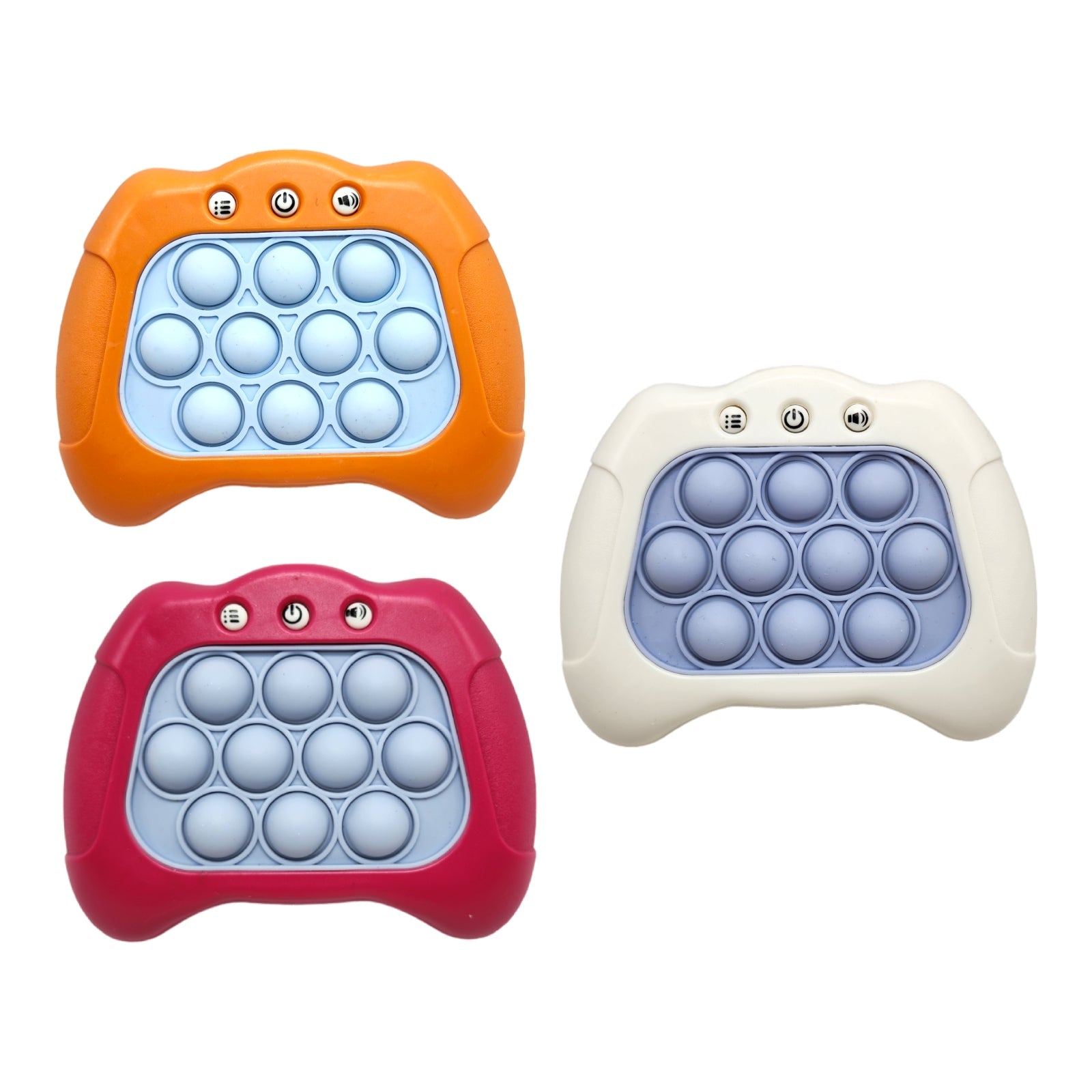 Quick Push Game Pop it Up Fidget Bubble Electronic Pop Game Light Anti-Stress Toys - Homeware Discounts