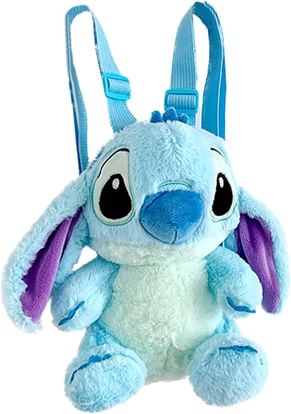 30cm Stitch Plush Backpack Kawaii Plush Messenger Bag Birthday Gift For Kids Girls - My Store