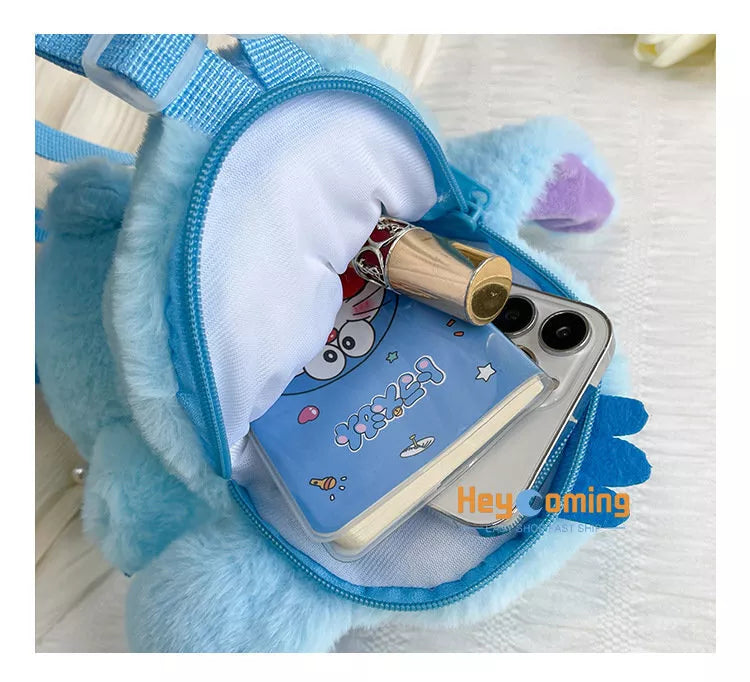 30cm Stitch Plush Backpack Kawaii Plush Messenger Bag Birthday Gift For Kids Girls - My Store