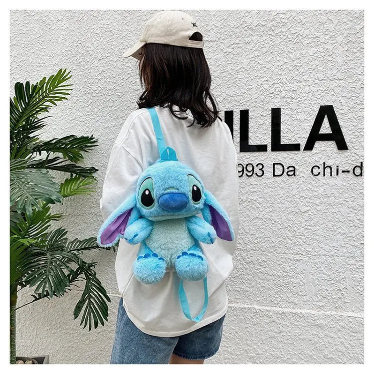 30cm Stitch Plush Backpack Kawaii Plush Messenger Bag Birthday Gift For Kids Girls - My Store
