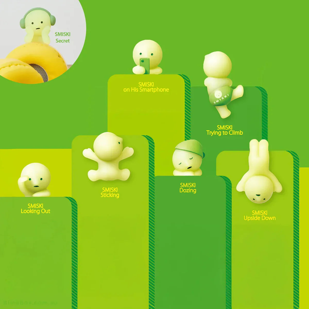 Smiski Hippers Phosphorescent Figure - My Store