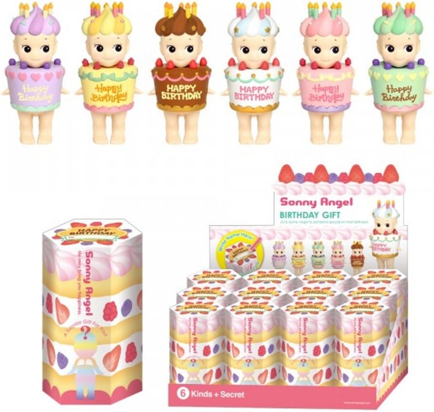 Sonny Angel Figure Happy Birthday Gift Theme - Homeware Discounts