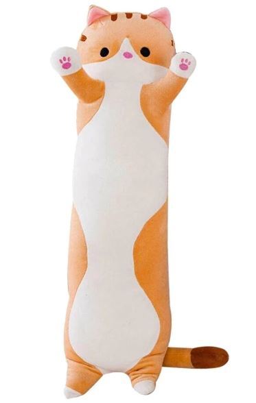80CM Giant Long Body Pillow Soft Plush Kids Toy Dog Bunny Cow Fox Lion Stuffed Animals Kawaii Plush Cat Doll - My Store