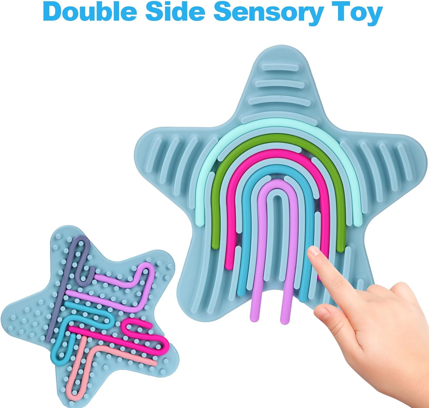 Sensory Activity Board Silicone Twist Board Anxiety Stress Relief Toy - Homeware Discounts