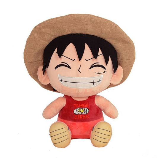 30/45cm ONE PIECE Monkey D.Luffy Luffy Plush Dolls Toy Cuddly Soft Toys - Homeware Discounts