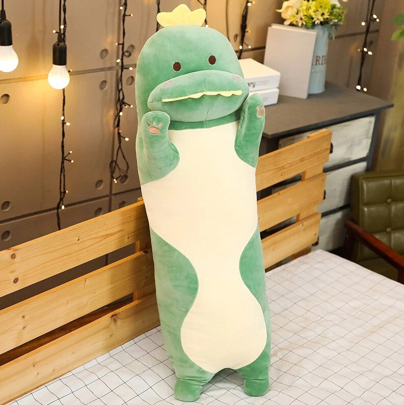 80CM Long Body Pillow for Kids Animal Dinosaur Unicorn Cat - Homeware Discounts