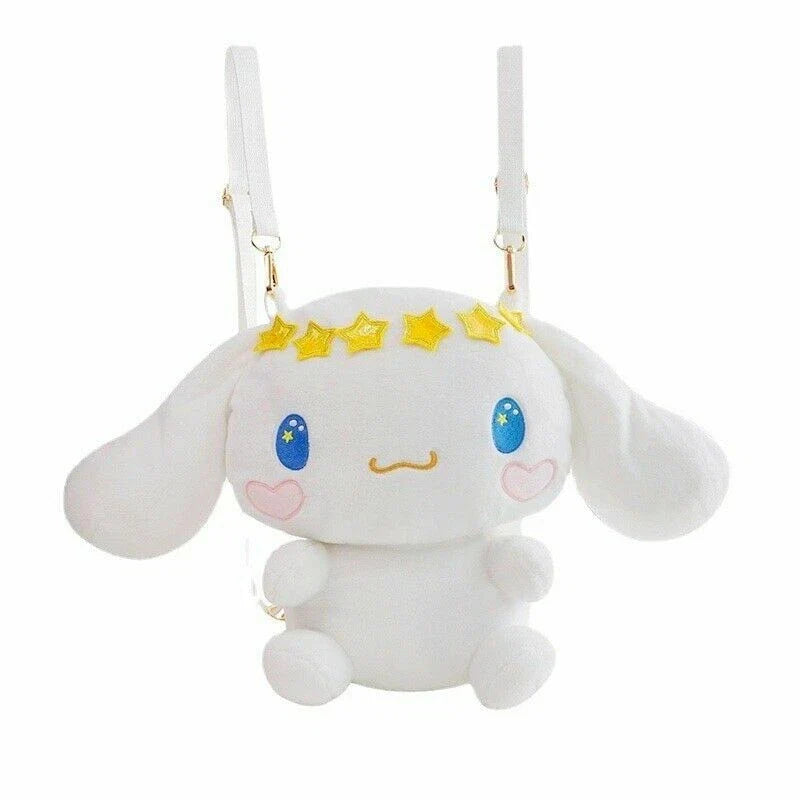 30cm Cinnamoroll Plush Backpack Kawaii Plush Messenger Bag Birthday Gift For Kids Girls - My Store