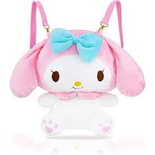 30cm My Melody Plush Backpack Kawaii Plush Messenger Bag Birthday Gift For Kids Girls - My Store
