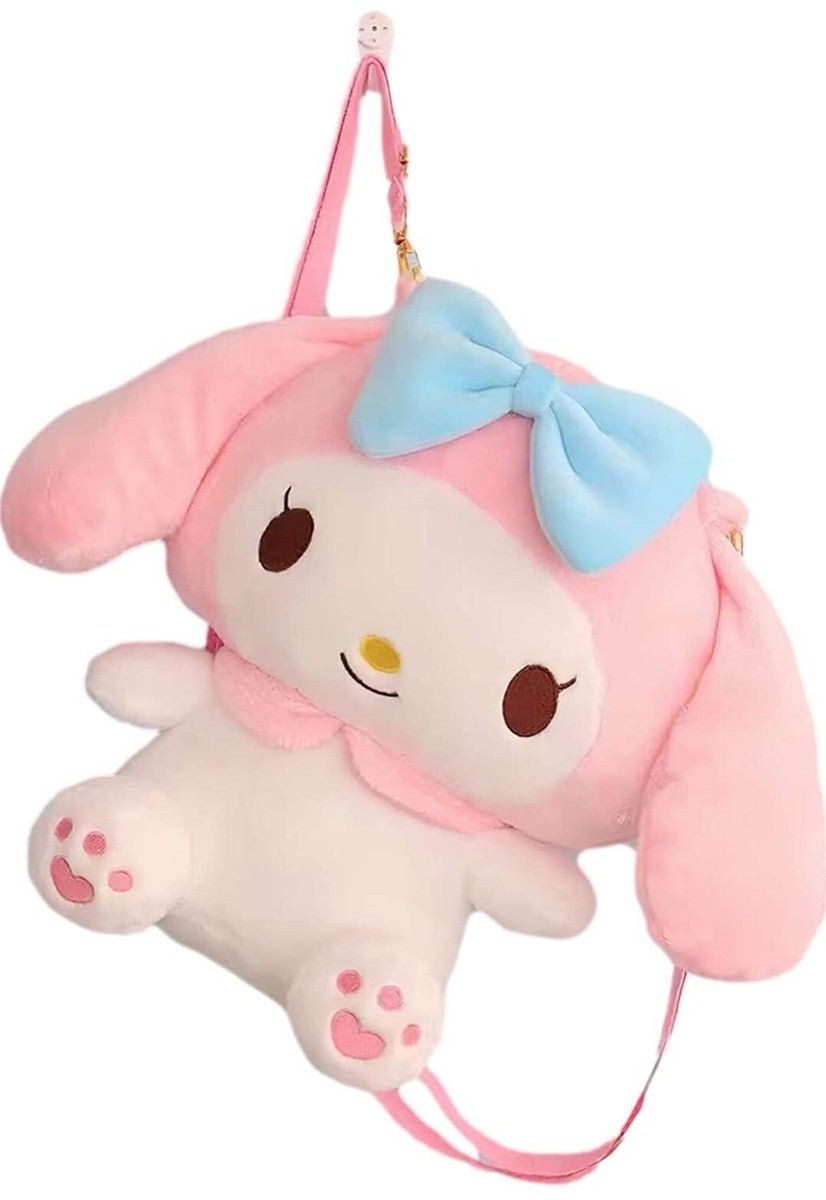 30cm My Melody Plush Backpack Kawaii Plush Messenger Bag Birthday Gift For Kids Girls - My Store