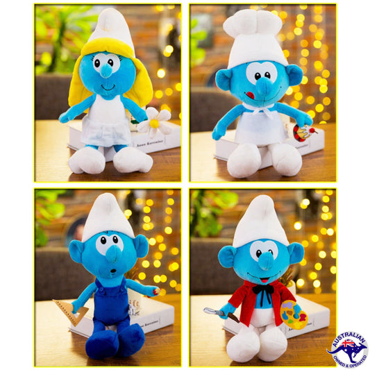 55CM Smurf Plush Soft Toy Kids Toys Smurfette Plush - Homeware Discounts