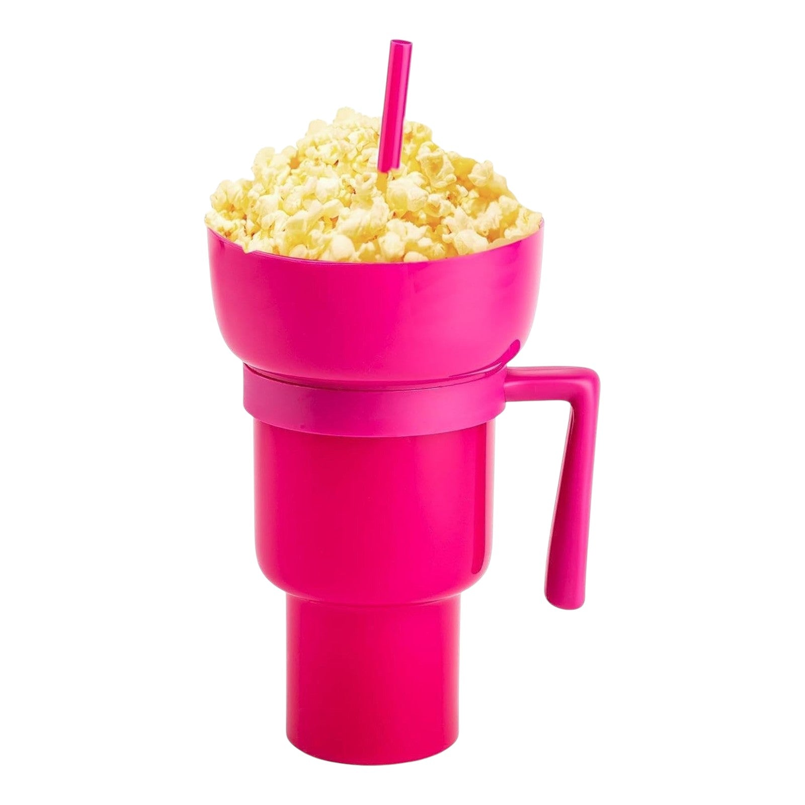1L 32oz Reusable Cup Stadium Tumbler Snack Cup Bowl Multifunctional Cup - Hot PInk - My Store