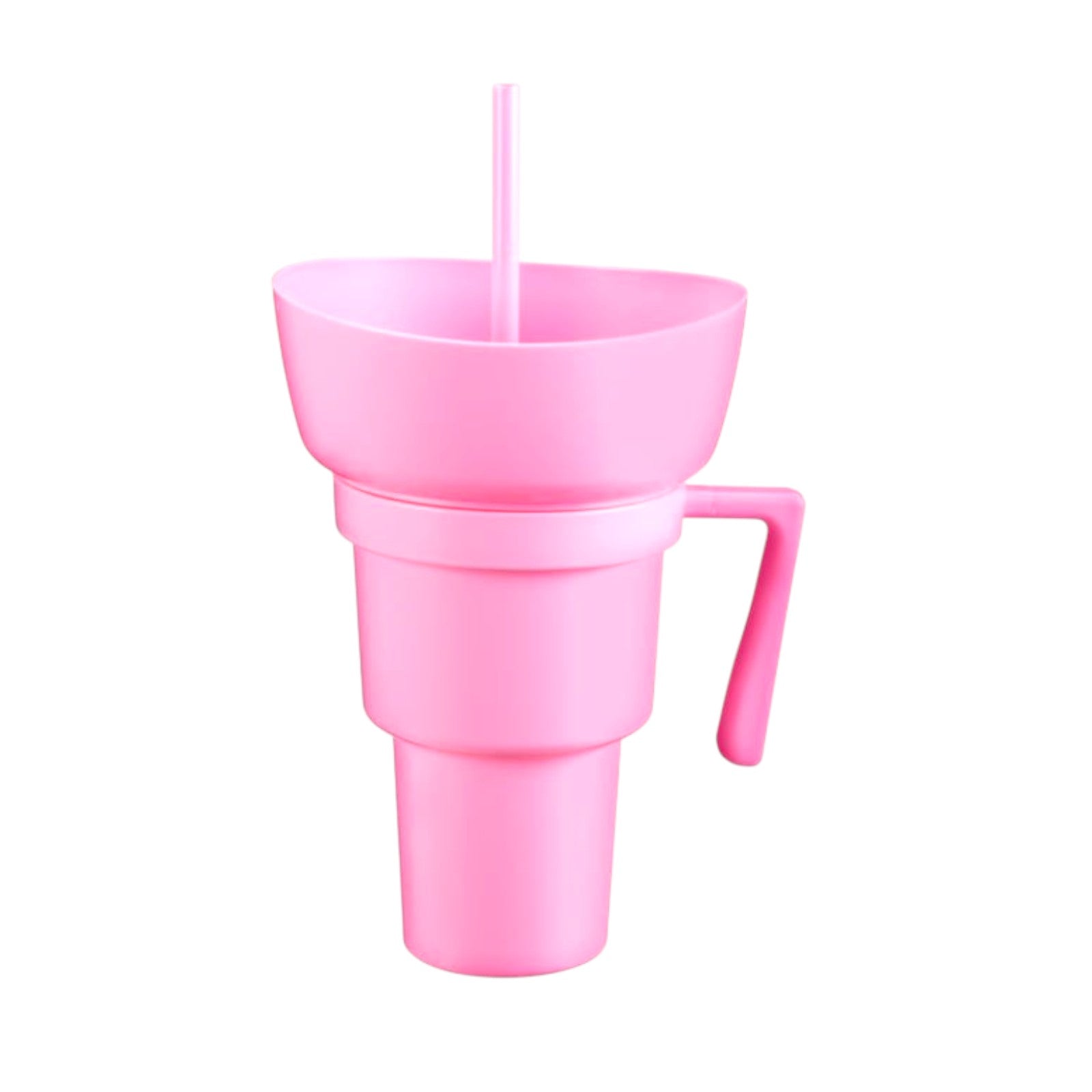 1L 32oz Reusable Cup Stadium Tumbler Snack Cup Bowl Multifunctional Cup - Light Pink - My Store
