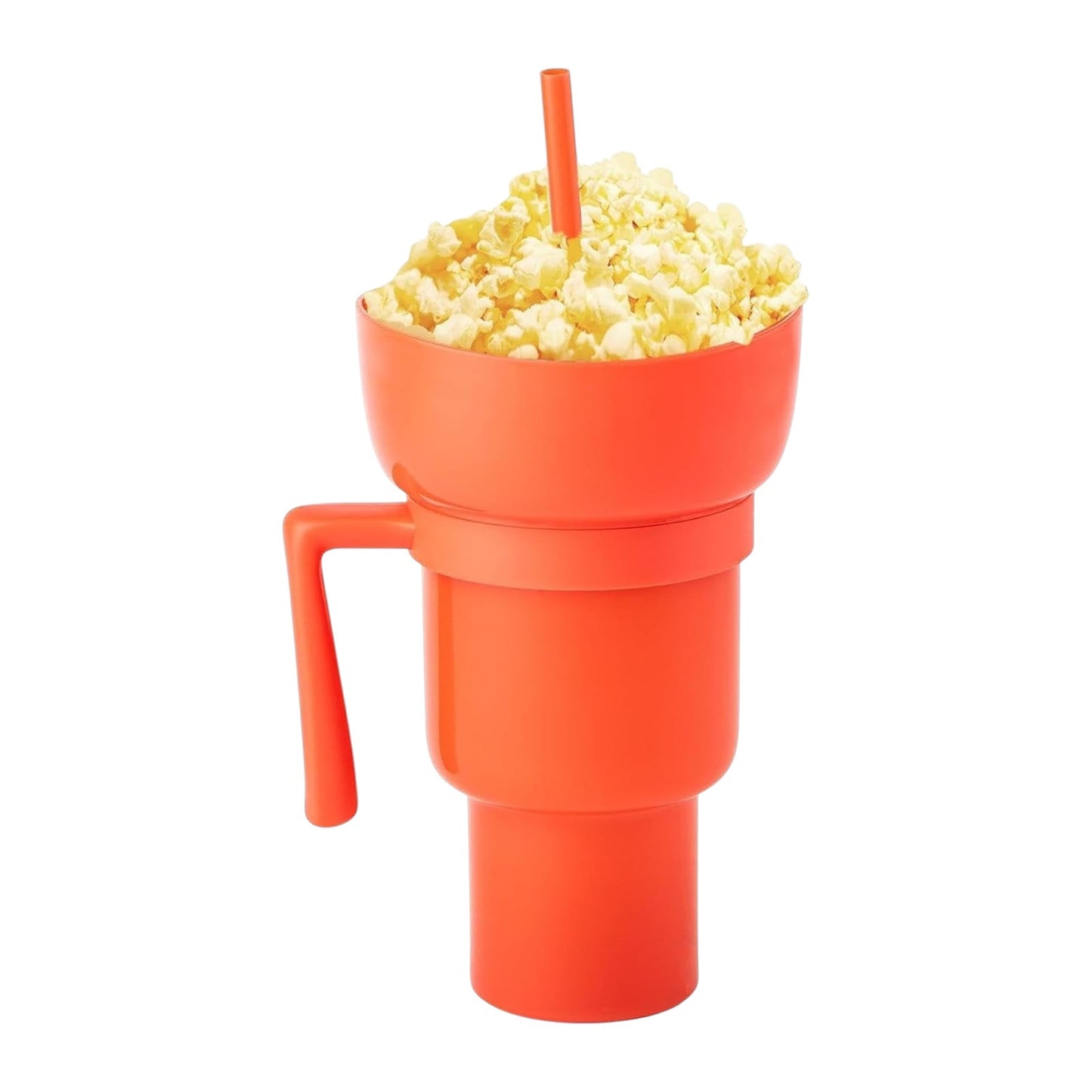1L 32oz Reusable Cup Stadium Tumbler Snack Cup Bowl Multifunctional Cup - Orange - My Store