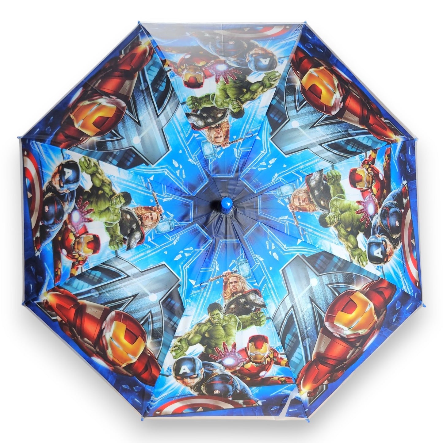 Kids Children Avengers Hulk Ironman Thor Umbrella Characters Rainwear 80cm Winter - My Store