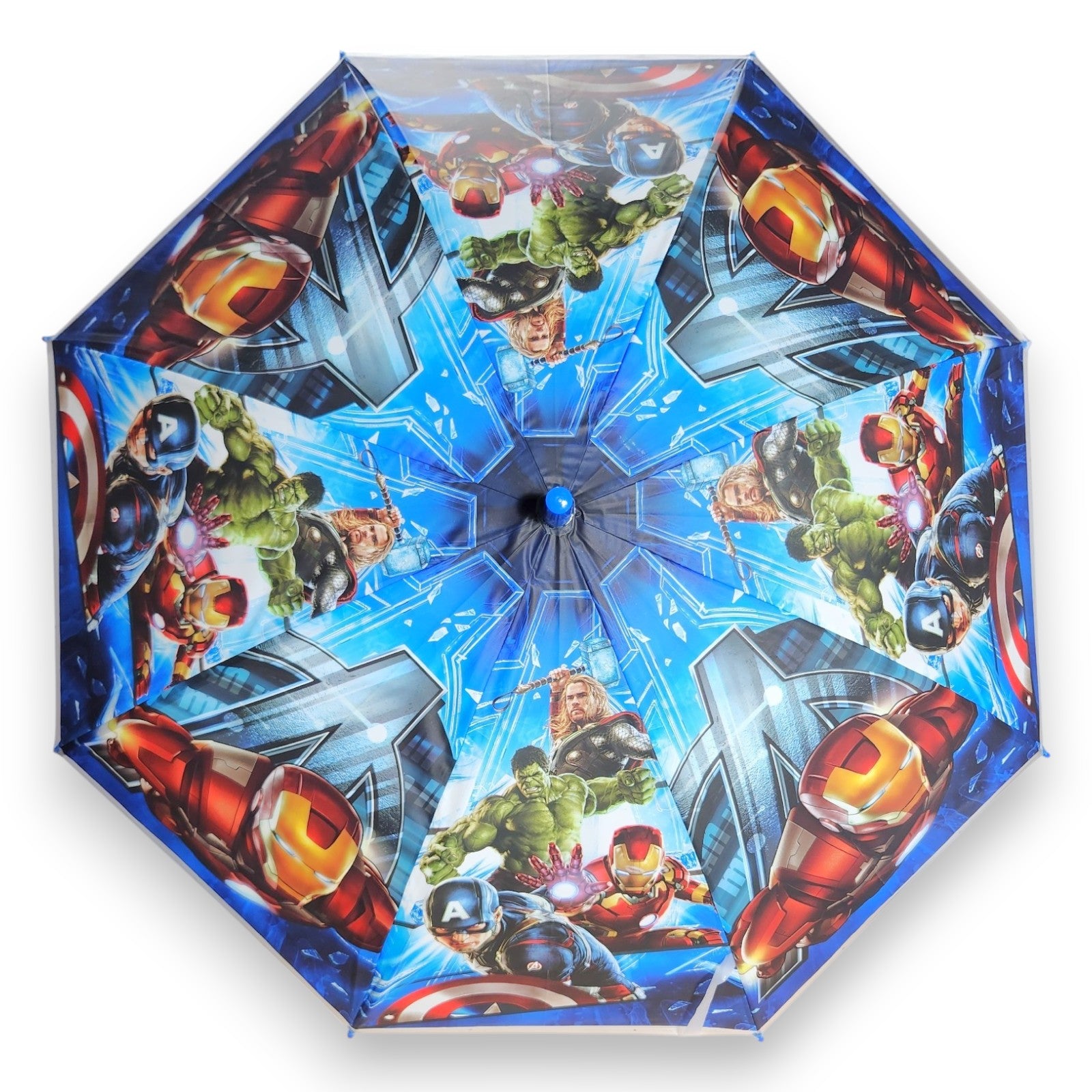 Kids Children Avengers Hulk Ironman Thor Umbrella Characters Rainwear 80cm Winter - My Store