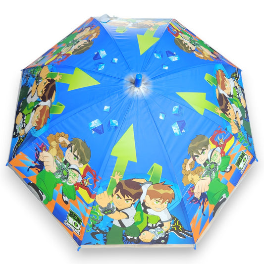 Kids Children Ben 10 Umbrella Characters Rainwear 80cm Winter - My Store