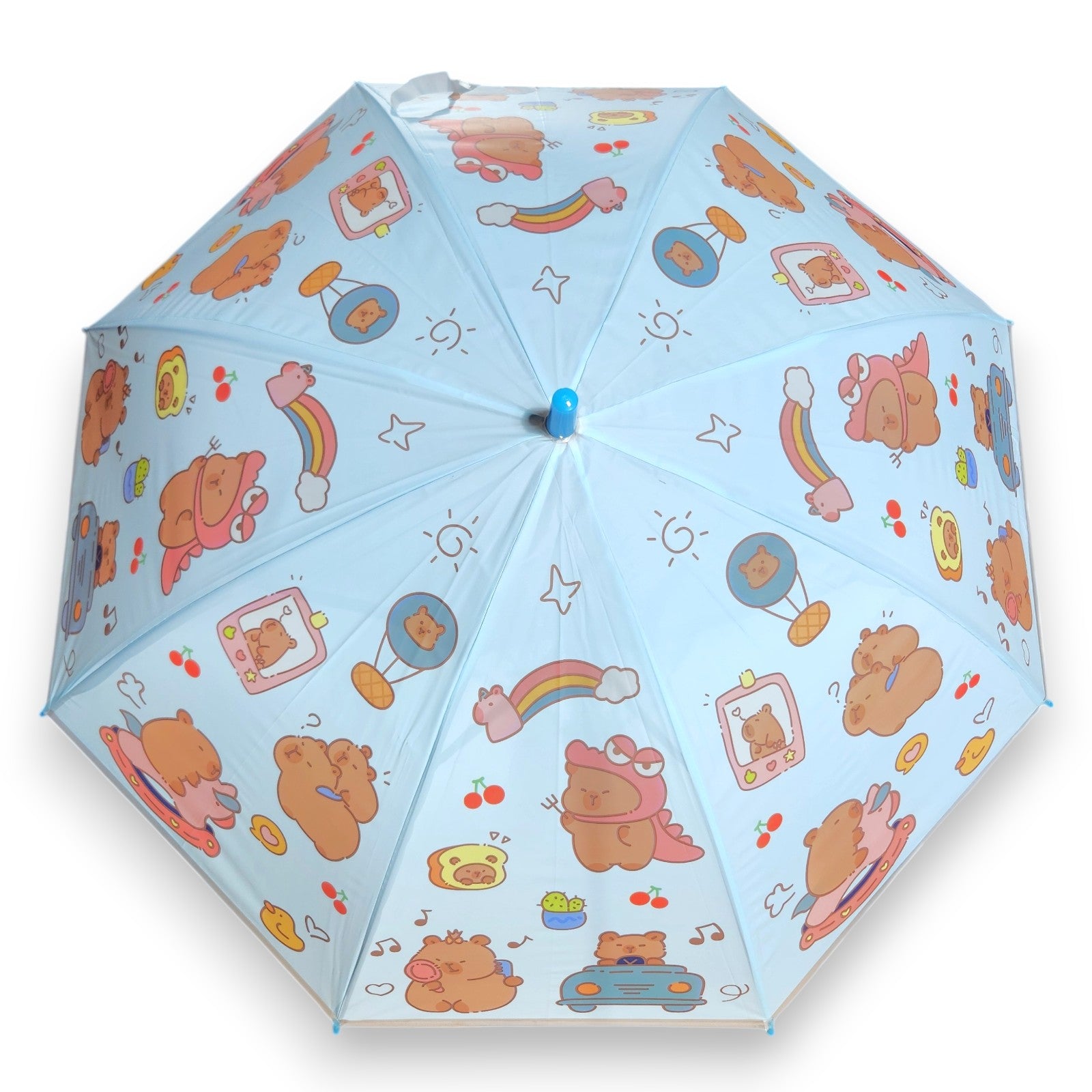 Kids Children Capybara Umbrella Characters Rainwear 80cm Winter - My Store