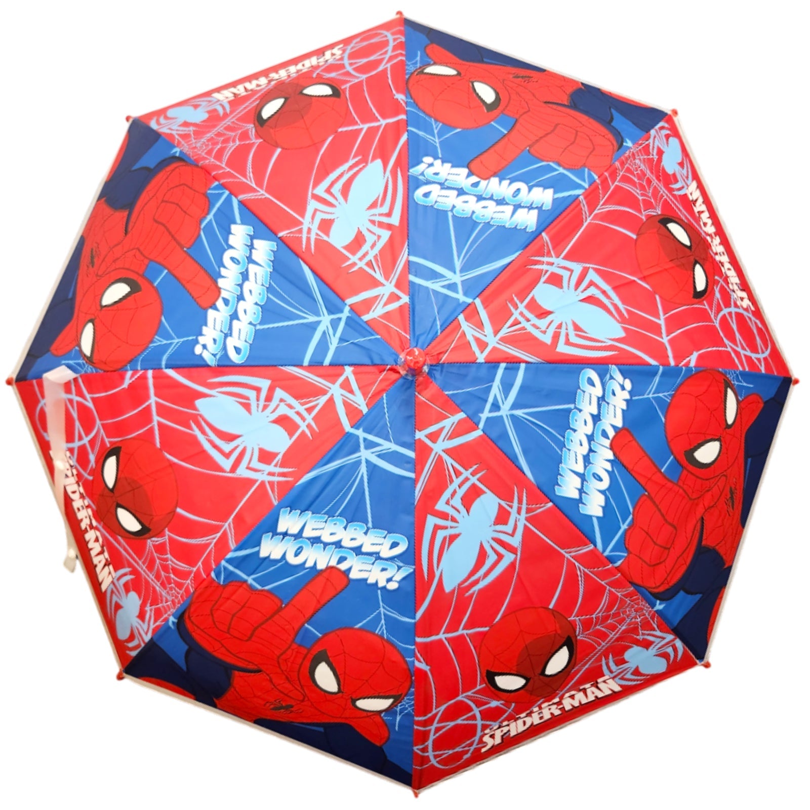 Kids Children Spiderman Umbrella Characters Rainwear 80cm Winter - Homeware Discounts